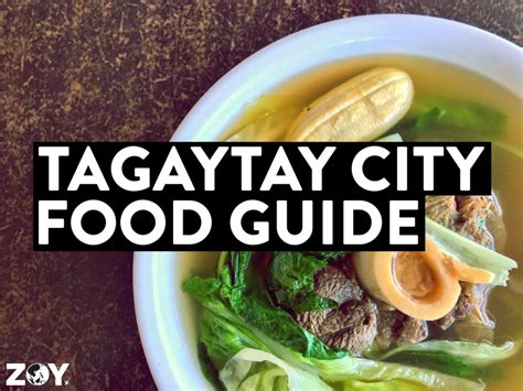 Tagaytay City Food Guide: Restaurants and .